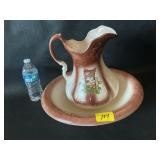 LARGE BOWL WITH PITCHER