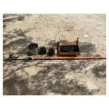 (8) TIKI LIGHTS (1) POLO STICK