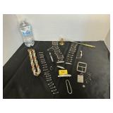 BARRETTES/  BELT BUCKLE BRACELET KEYRING ETC