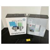 Simplehuman brand  wall mount pump dispensers (2)