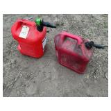 (2) GAS CANS (5 GALLON)