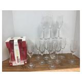 (17) LIBBY NAPA FLUTE STEMWARE 6 OZ