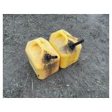 (2) 5 GALLON DIESEL CANS