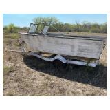 LONE STAR ALUMINUM BOAT & TRAILER NO TITLE