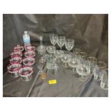 GLASS BAR SET - SEE PICS