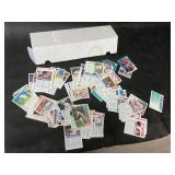 (660) 1990ï¿½S BASEBALL CARDS (45) STICKERS