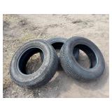 (3) TIRES  255/75/18