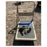 (2) BOLT PROPS AND  ROLLING CART SE DES.