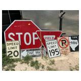 (7) ROAD SIGNS