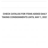 CHECK BACK DAILY