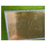 22KT GOLD LEAF WILLIE MAYS BASEBALL CARD