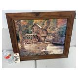 BUILDING AND WATER PICTURE 24ï¿½ X 20.5ï¿½