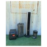 3 HEATERS &1 FAN