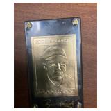 22K GOLD LEAF BB CARD LIMITED ED. ROGERS HORNSBY