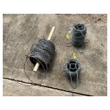 2-ROLLS BARB WIRE 1- ROLL SLICK WIRE