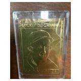 22K GOLD LEAF BB CARD LIMITED ED. MICKEY COCHRANE