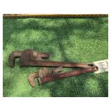 1-18ï¿½ RIDGD PIPE WRENCH 1-8ï¿½ CRAFTSMAN PIPE WRENCH