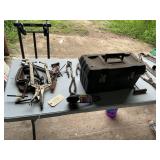 TOOLBOX WITH ASSORTED HAND TOOLS