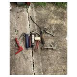 (3) GREASE GUNS  (3) CAULKING GUNS