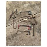 (6) HACK SAWS (3) OIL FILTERS (2) HAMMERS