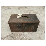 DIAMOND PLATE TOOLBOX W/ CONTENTS