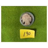 24K GOLD PLATED COPY OF $50 BUFFALO COIN