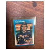 AUTOGRAPHED CARD PETE INCAVIGLIA