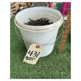 BUCKET W/7LBS WOOD SCREWS 2 1/2ï¿½ LONG