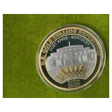 24K GOLD PLATED "HISTORY OF GOLD" USA MEDAL