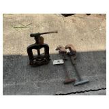 RIDGID PIPE VISE AND PIPE CUTTERS