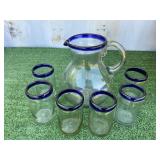 CUPS W/ PITCHER SET, SHOT GLASSES