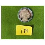 24K GOLD PLATED COPY OF $50 BUFFALO COIN