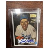 AUTOGRAPHED CARD ANDREW PAFKO