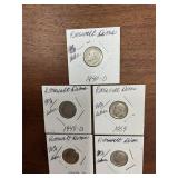 (5) ROOSEVELT DIMES