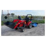 MASSEY FERGUSON MFGC1723E TRACTOR & SHREDDER