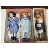 1990 AND 1988 VINTAGE PORCELAIN DOLLS