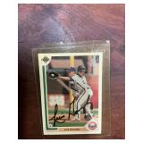AUTOGRAPHED CARD LUIS GONZALEZ