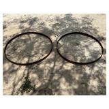 (2) 40" METAL RIMS