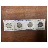 (4) EARLY DATE BUFFALO NICKEL 1915-1918