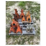 (4) TOW HOOKS (9) JACKS & YAMADA DIAPHRAGM PUMP
