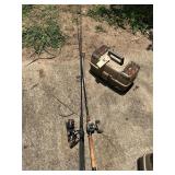 FISHING POLES & TACKLE BOX