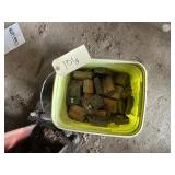 BUCKET OF TRAILER LIGHTS  APPROX 30