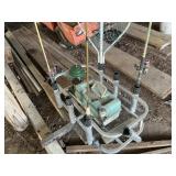 ALUMINUM PORTABLE FISHING POLE HOLDER