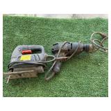 B&D JIG SAW / CRAFTSMAN 1/4" CORDED DRILL