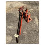 HIGH LIFT JACK AND 2 JACK STANDS