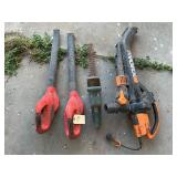 (1) ELEC BLOWERS (2) BATTERY BLOWERS & ELEC SHEAR