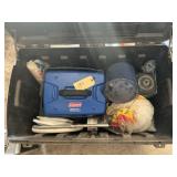 BOX OF CAMPING SUPPLIES