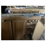 (2) LIGHTED  CABINETS 65"X13"X41", 59.5"X13"X41"