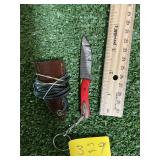 DAMASCUS STYLE  KEYCHAIN KNIFE