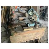 DELTA 10" POWER MITER SAW AND CABINET